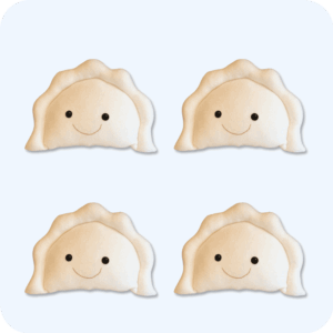 Pierogi Plush 4PCS